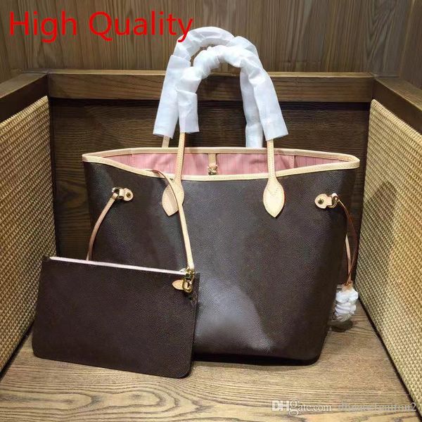 

Original never full bag women tote bag real leather handbag color leather hopping bag never ingle houlder bag