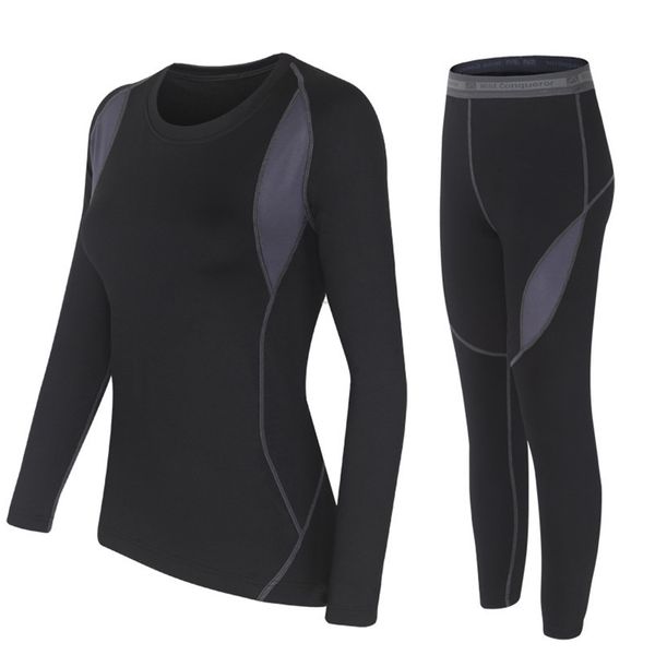 

women sweat suits jogging suits women set winter clothes dry technology thermo two set women regular and sets conjuntos de, Gray