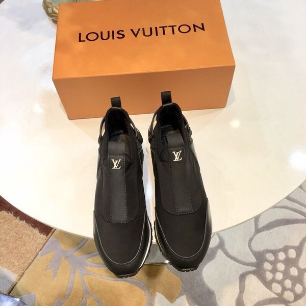 

luxury fashiondesigner women's men's jogging casual shoes without laces loafers outdoor sports shoes men's and women's s, Black