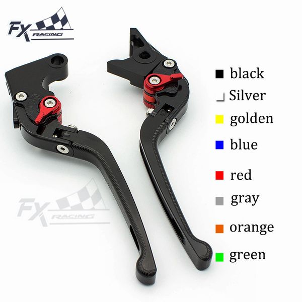 

3d cnc motorcycle folding foldable brake clutch lever adjustable aluminum for yamaha mt03 mt 03 2006 - 2011 2007 2008 2009 2010