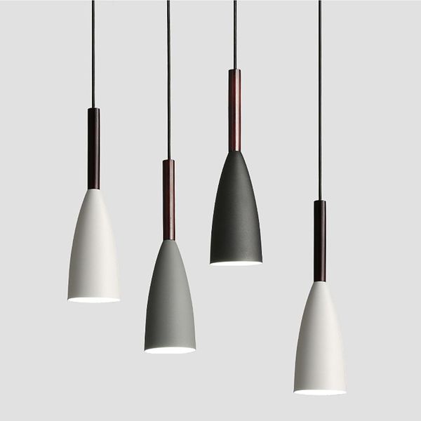 

Nordic style LED подвесной светильник столовая подвесной светильник деревянный светиль