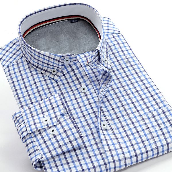 

518080 new arrival oxford mens cotton plaid mens formal shirts long sleeve super large obese plus size xxl-9xl10xl, White;black