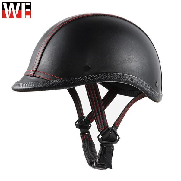 

мотоцикл половина лица винтажный шлем hat cap мужчины / женщины ребенок motorcross moto racing scooter capacete второй мировой войны ретро к