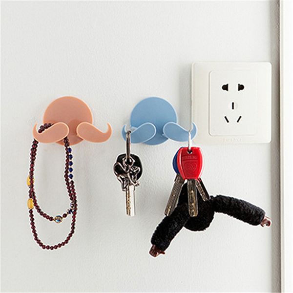 

creative home self-adhesive beard multifunction power plug holder hanger hook