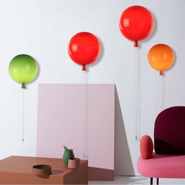 Grosshandel 20 Cm Moderne Bunte Ballon Wandleuchten 20 25 30 35 Cm