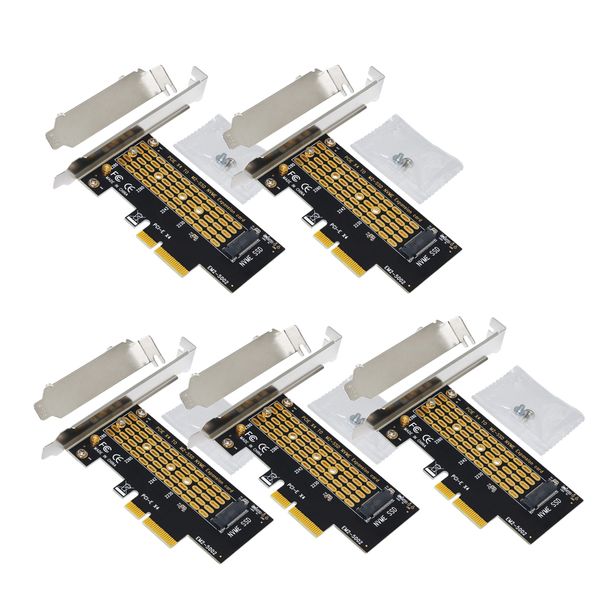 

5pcs pcie to m2/m.2 adapter/pci to m.2 ssd nvme computer expansion cards