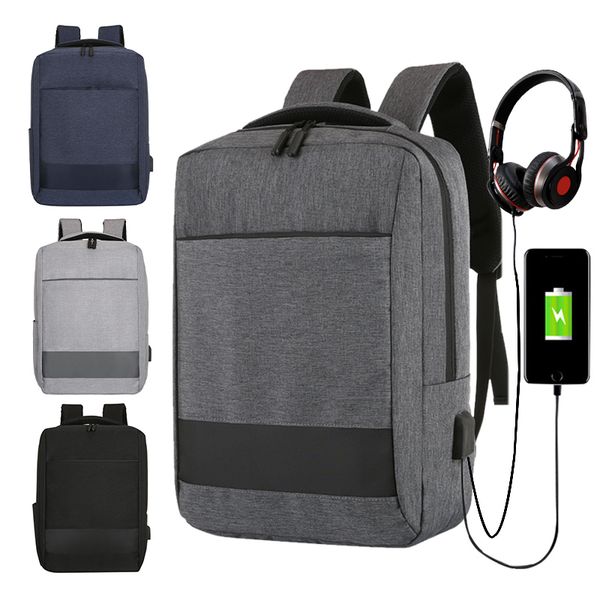 

2020 lappacks new anti-thief fashion men backpack multifunctional 15.6 inch lapbag man usb charging travel bags