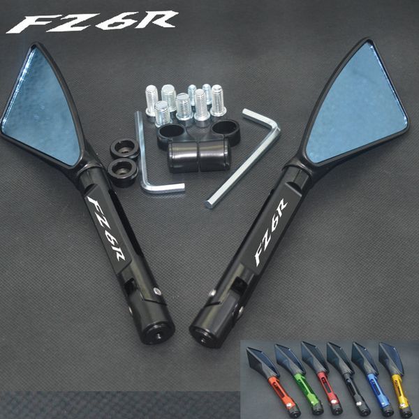 

universal motorcycle mirror cnc side rearview for yamaha fz6r fz-6r