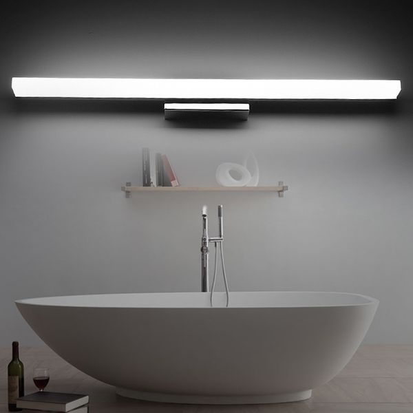 

7w 10w led mirror front wall lights 40/60cm dresser modern brief bathroom led wall lamp
