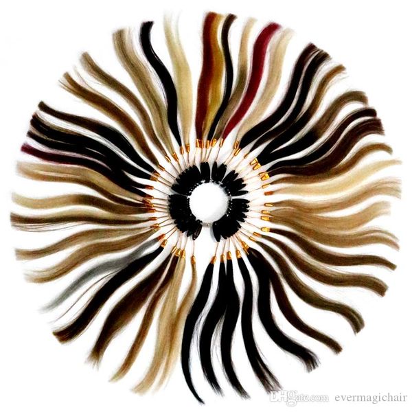 100 Human Hair Color Ring Chart For Hair Extensions 46 Different