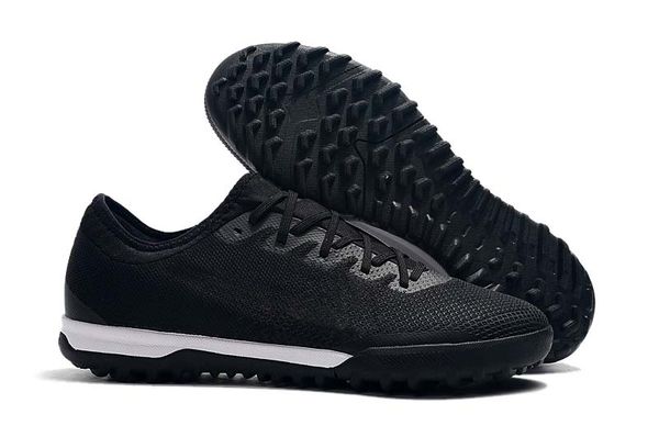 

2019 men knitted soccer shoes mercurial superflyx 6 elite ic / tf soccer shoes indoor / outdoor black low help football shoes