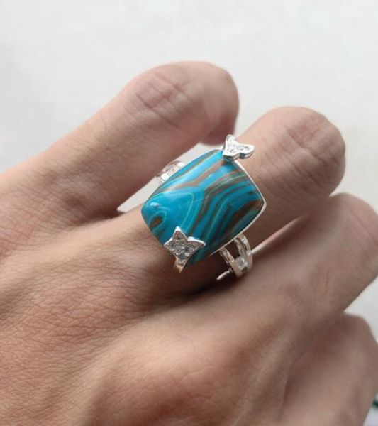 

кольца драгоценный камень ювелирные изделия кольцо серебро r001, Golden;silver