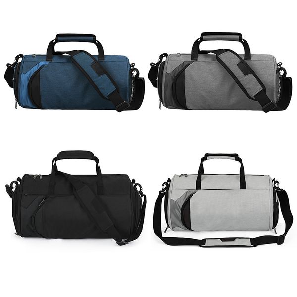 

new arrival cylinder portable travel shoulder bag multifunctional sports yoga fitness bag for women men