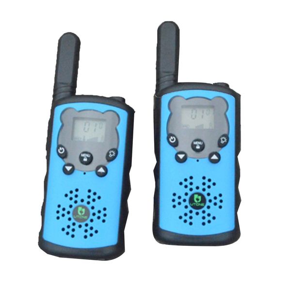

2pcs two way walkie talkies radio interphone toys for children kids outdoor walking camping kids pretend play interaction gifts