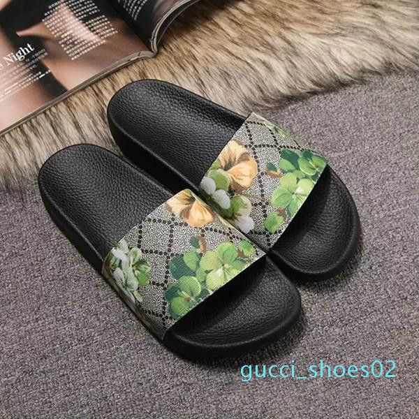 

men women slide sandals designer shoes luxury slide summer fashion wide flat slippery with thick sandals slipper flip flops size 36-45 g022, Black