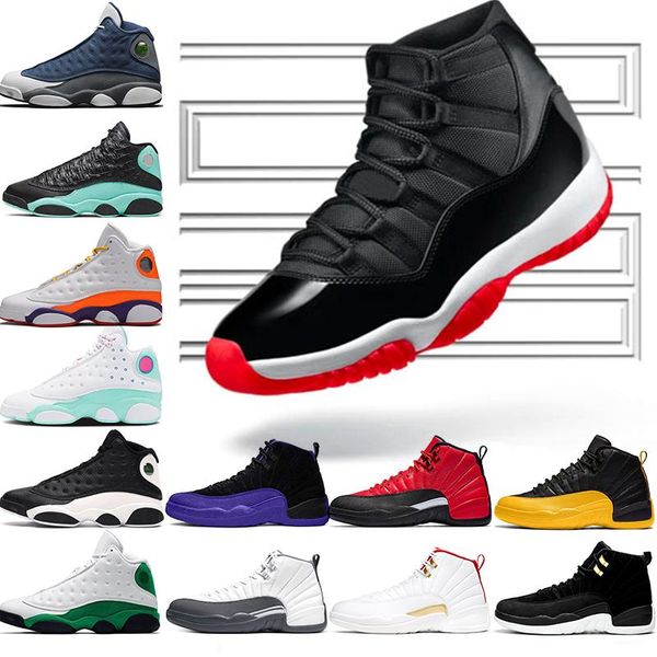 

basketball shoes 11 11s bred cap and gown 12s dark concord reverse flu game 13s flint playground mens womens sneakers size 36-47