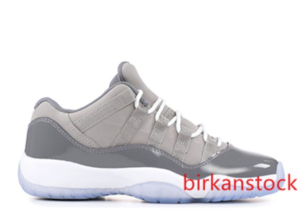 

with box mens and womens brand designer basketball shoes 11s xi sneakers cool gray low for men sports shoes us5.5-12