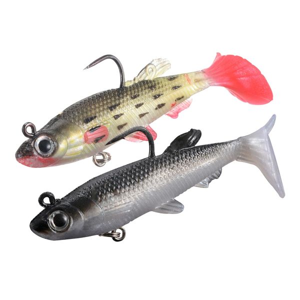

8cm 14g life-like fishing lure bait soft bait lures hard lure minnow swimbait soft plastic fishing bait fishing tackle hook