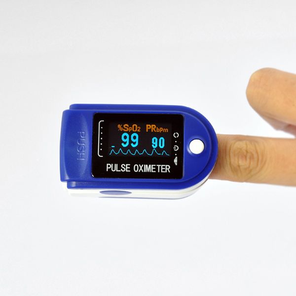 

portable fingertip pulse oximeter with easy-to-read color display support automatic switch-off for household use