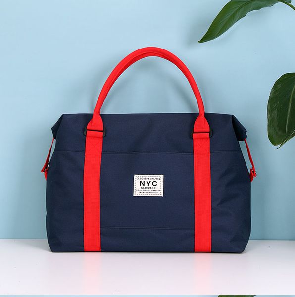 

small luggage female short-distance travel bag male korean canvas mini portable duffel bag simple travel tide