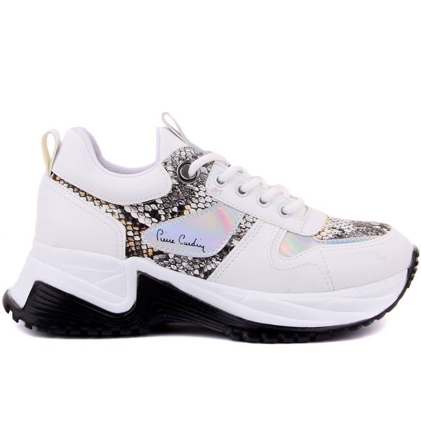 

pierre cardin-white color women casual shoes, Black