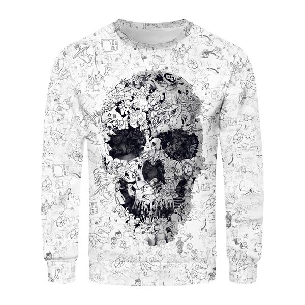 

men's new shirt 3d printing long sleeves blouse m-3xl hoodies hoodie sweatshirt streetwear sudadera hombre dropshipping, Black
