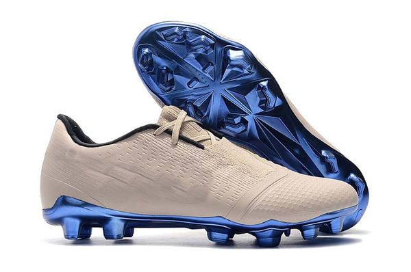 

2019 men phantom venom vnm elite fg new lights under the radar soccer silver blue football shoes
