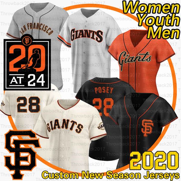 

san francisco buster posey jersey 1 kevin pillar 5 mike yastrzemski 10 evan longoria 9 brandon belt pablo sandoval 2020 season jerseys, Blue;black