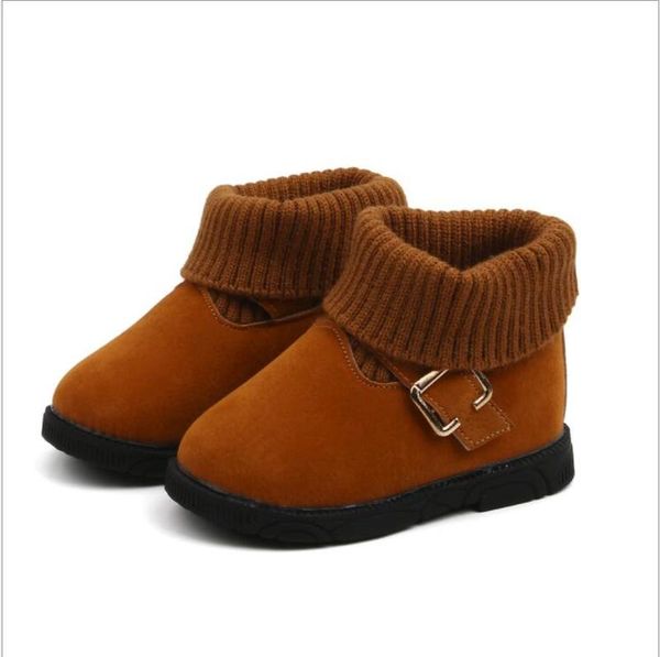 

2019 kids winter fashion girls snow boots shoes warm plush baby snow boots shoes for toddlers warm boot, Black;grey