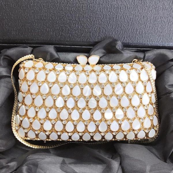 

bee in long hollow water drop diamond evening bag handbags and purses diamond wedding party bag