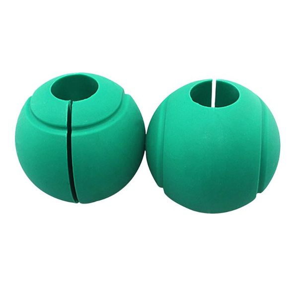 

2pcs multipurpose anti slip silicone dumbbell adapter handles round weight lifting barbell grip balls thickened pull up bar gym