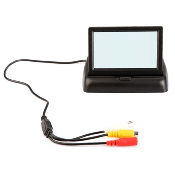 

foldable 4.3inch color lcd tft reverse rear view monitor for car back up camera