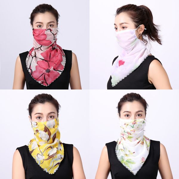 

izy64 blocking style headwear scarf mask simple bandana fishing headband cycling hiking outdoor head scarf face shield, Black