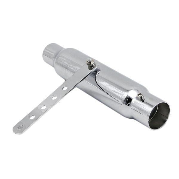

38.5mm chrome cnc stainless steel muffler antiqued vintage exhaust piper for harley