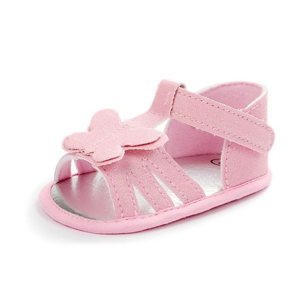

fashion baby boys girls bownot summer breathable anti-slip soft soled first walkers shoes 0-18m