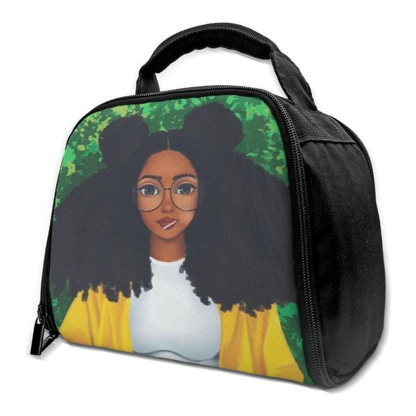 

noisydesigns fashion custom girls lunch bag box for kids printing women trendy insulated thermal picnic dropshipping, Blue;pink