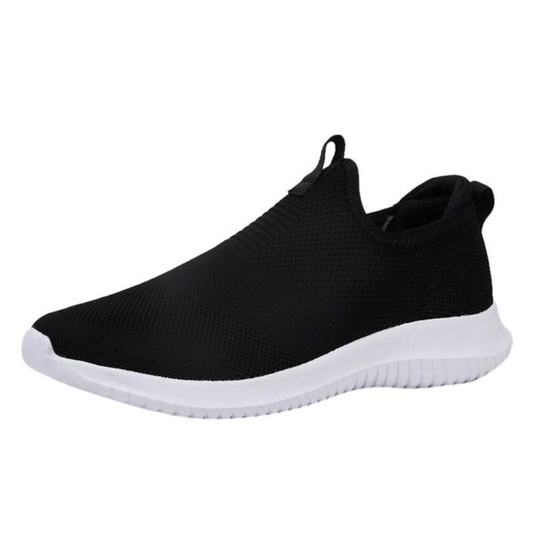 

sagace men's sneakers couple woven breathable casual shoes ultra light hollow soft bottom mesh shoes casual sneakers men, Black