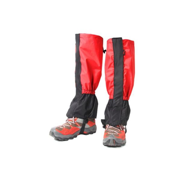 

waterproof cycling shoe cover men women kids ski boots snow gaiters outdoor hiking trekking climbing skiing leg legging gaiters, Black