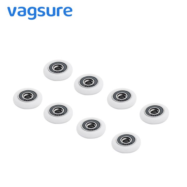 2019 Diameter 19mm 20mm 22mm 23mm 25mm 27mm Fasteners Bathroom Bearing Door Runner Sliding Shower Roller Pulley From Smart201867 3 36