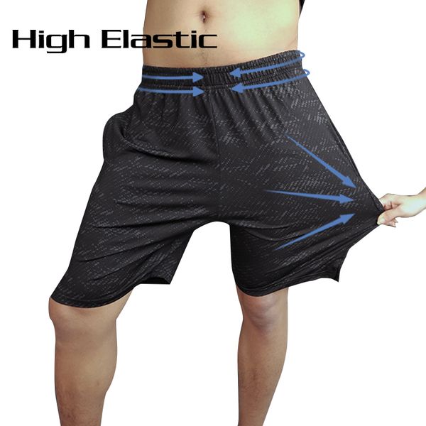 

fannai men running shorts sport mens gym shorts with pocket quick dry fitness compression sports jogging short pant leggings, Black;blue