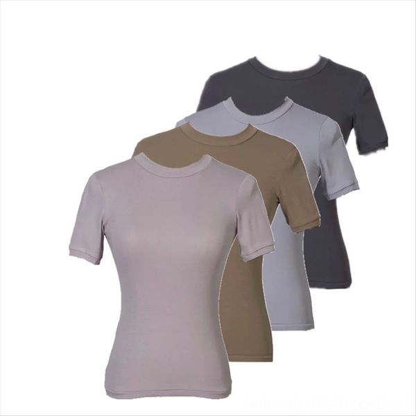 

9818-make old color short-sleeved women's elastic fitness exercise underpants tight base 9818-make old color short-sleeved t- women, White