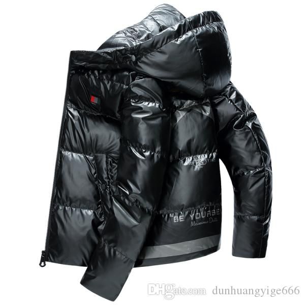

luxury 2019 winter new style men's business casual down jacket (m-3xl) 5 yards 581125, Black
