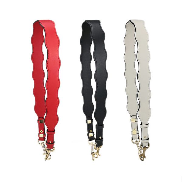 

women bag strap for crossbody shoulder strap fashion pu leather handle handbag straps for bags belt, Black