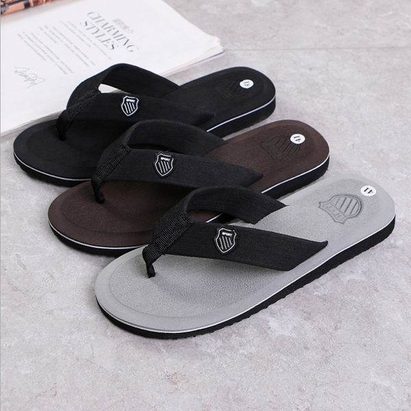 

2019 ummer new korean ver ion of men 039 flip flop beckham beach lei ure anti lip bottom factory direct indoor and outdoor lipper