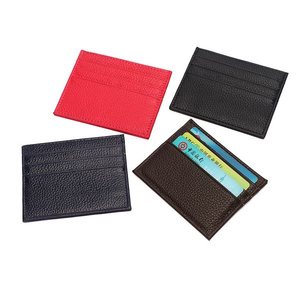 

paris style luxury designer classic famous men women famous genuine leather gy credit card holder mini wallet, Brown;gray