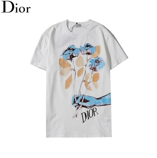 

2020 selling designers t-shirt men's shirt t-shirt fashion summer tide brand letter printing luxury men's shirt clothing--6, White