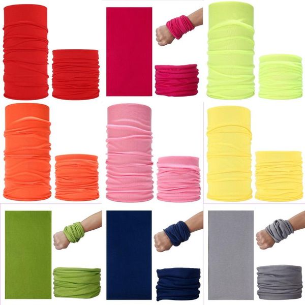 

hair accessories pure color magic face scarf seamless tubular polyester hiphop hijab multifunctional bandana headband