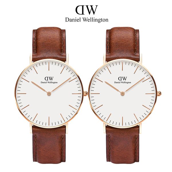

часы мужчины люкс даниэль веллингтон известный дизайнер мужские женские часы 36 40