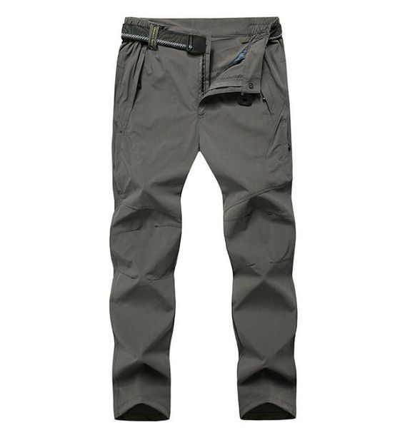 

8xl men's summer quick dry pants outdoor male camping trekking fishing sport trousers waterproof hiking pant, Black;green