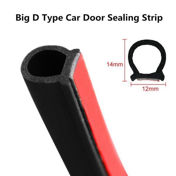 

big d car door seal strip 2 or 3 meters sound insulation for the car d shape 3m rubber door seal auto rubber seals